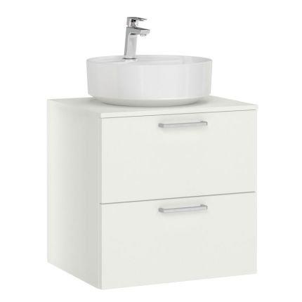 Nobilia On Top Keramik-Aufsatzwaschtisch mit Unterschrank Set 60 cm