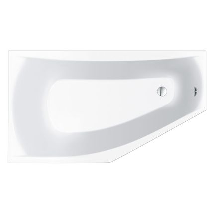 Repabad Arosa Eck-Badewanne Eco - 160/90 rechts - Acryl, in Weiß