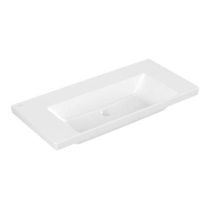 Villeroy und Boch Subway 3.0 Waschtisch 100 cm, ohne Hahnloch, ohne Überlauf