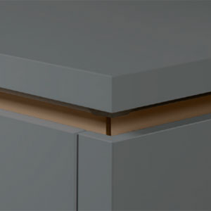 Farbe Griffmulde: Bronze Metallic