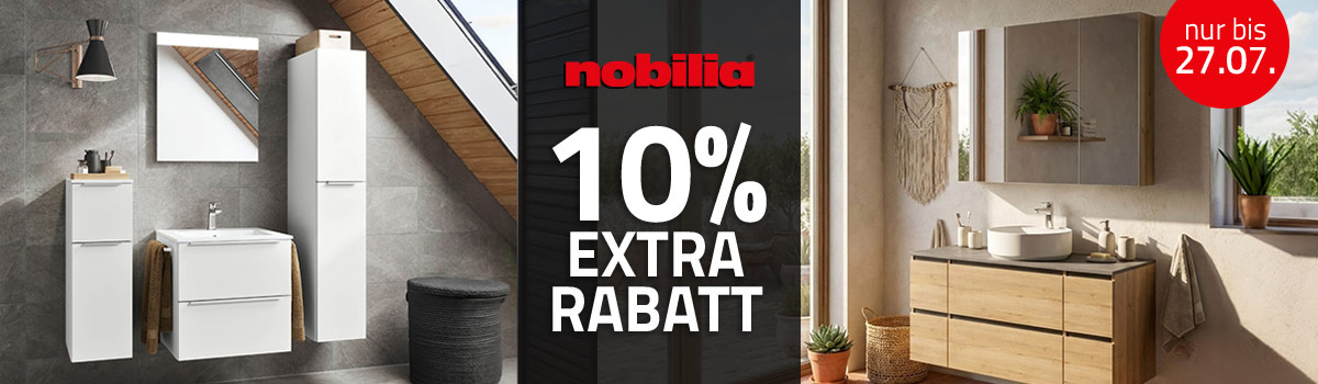 Pelipal Serie 6010 Badmöbel Rabattaktion – 10% auf Badmöbel der Serie 6010