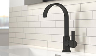 Treos 195 Waschtischarmatur schwarz Treos Serie 195 Waschtischarmatur schwarz