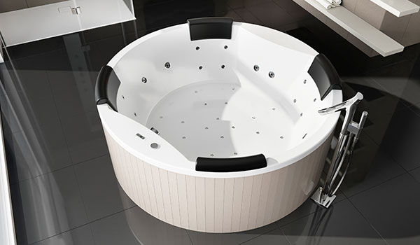 Badewanne Rund mit Whirlpool Funktion Badewanne Rund mit Whirlpool Funktion