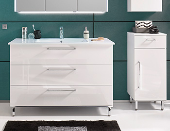 stehender Waschtisch mit Unterschrank stehender Waschbeckenunterschrank